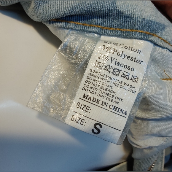 NWOT Floral Print Straight Leg Jeans High Waist Zipper Fly CasualDenim Long Pant - Picture 7 of 10